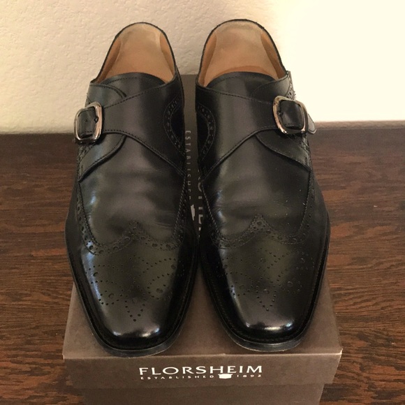 Florsheim Sabato Wing Tip Monk Strap 